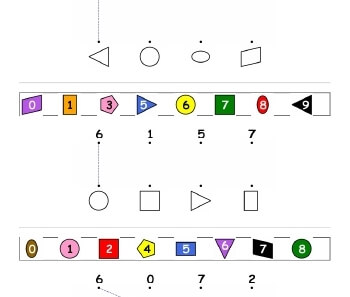 teach Matching Shapes and Numbers