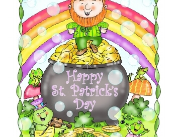teach St. Patrick's Day Door Poster