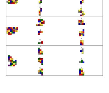 teach Circle the 3 pieces (images rotated)