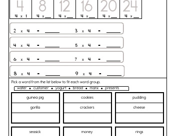 teach March: Homework Practice Pages