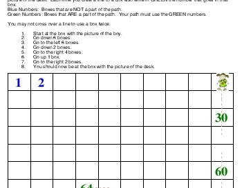 teach March: Counting Chart Puzzle