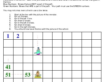 teach March: Counting Chart Puzzle