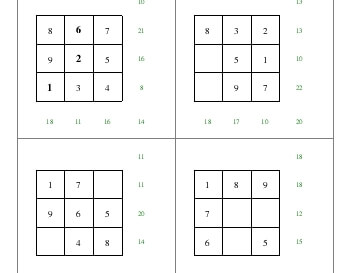 March: Square Math worksheet