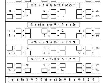 teach March: Missing Numbers