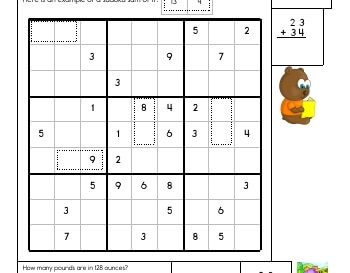 teach Sudoku Sums