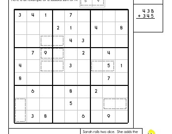 teach March: Sudoku Sums