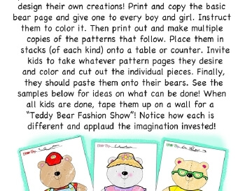 teach April: Bear By... (Teddy Bear Art)