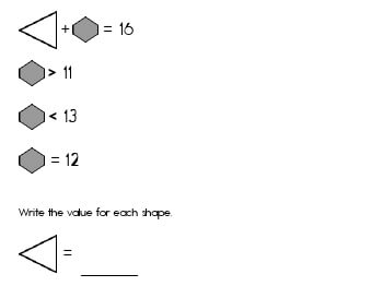 teach April: Algebra: Unknown Shape Equations