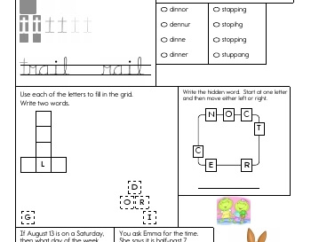 teach April: Writing Cursive Pages Random Letter