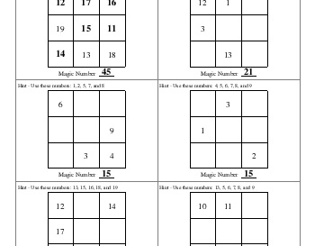 April: Super Silly Numbers worksheet