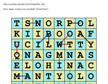 Spelling and Vocabulary: Make Words and Find Them worksheet