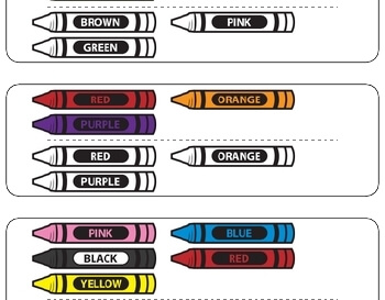 May/June: Coloring In Crayons teaching resource