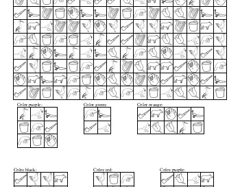 teach May/June: Visual Perceptual Skills: Find and Color in Patterns