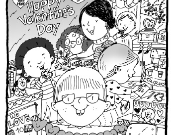 Ponder the Picture: Valentine's Day worksheet