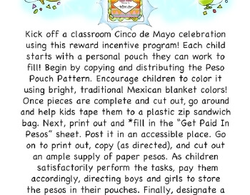 May/June: Paid In Pesos - Classroom Motivation teaching resource