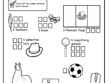 teach May/June: Hidden Pictures: May Theme Puzzle