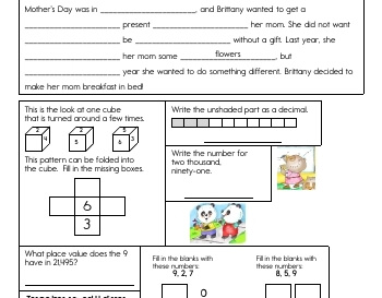 teach May/June: Missing Words