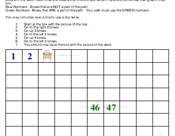 May/June: Counting Chart Puzzle worksheet