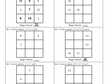 May/June: Super Silly Numbers worksheet
