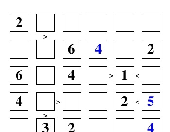 May/June: >Greater> <Less< Than Puzzle worksheet