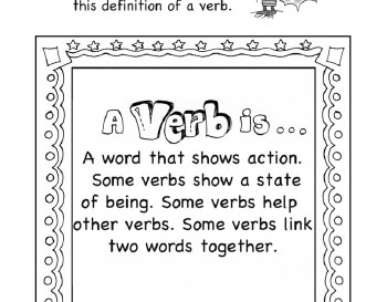 I Know Verbs worksheet