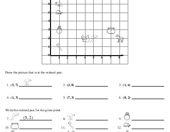 teach Ordered Pairs Printables with Pictures