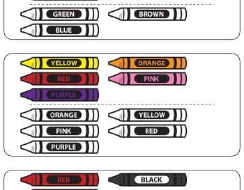 teach September: Coloring In Crayons