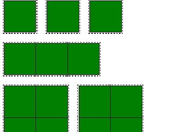 September: Shape Patterns: 5 by 5 puzzle worksheet