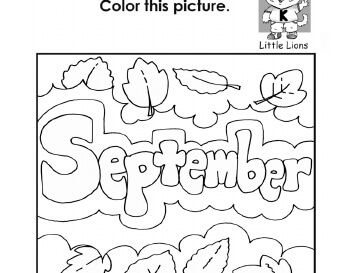 September: September worksheet