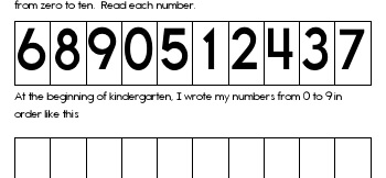 teach September: Writing Numbers
