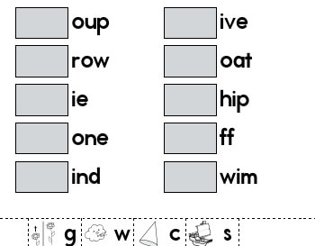 September: Complete the Words teaching resource