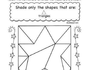 September: Hidden Shapes teaching resource