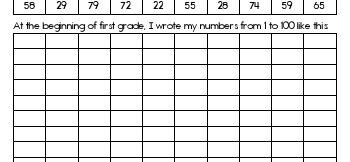 September: Writing Numbers teaching resource