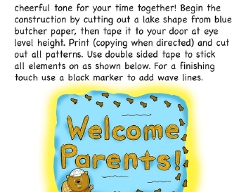 teach September: Parent Night Door Decor