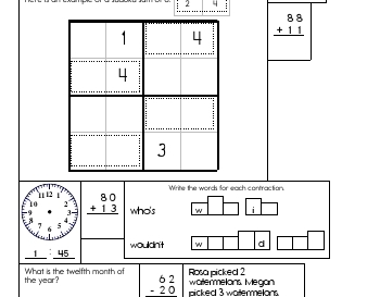 teach September: Sudoku Sums