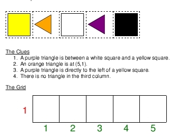 teach September: Logic Shapes - Easy Puzzle with One Row