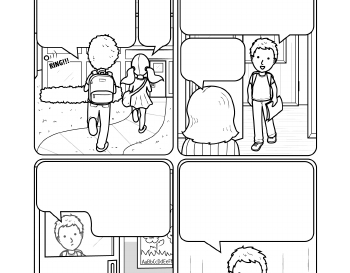 Writing: A Cartoon Story Line worksheet Writing: A Cartoon Story Line worksheet