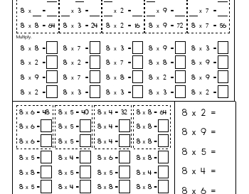 teach September: Multiply Eights