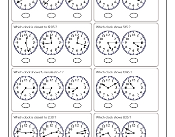 September: Clocks teaching resource