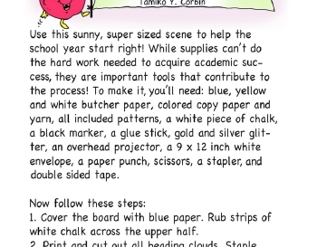 September: School Supplies teaching resource