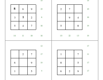 September: Square Math teaching resource