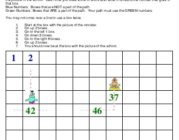 teach February: Counting Chart Puzzle