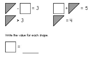 teach February: Algebra: Unknown Shape Equations