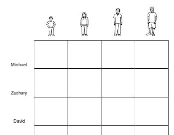 Logic Puzzle: Height teaching resource