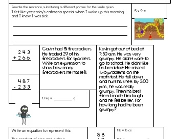 teach February: Homework Practice Pages