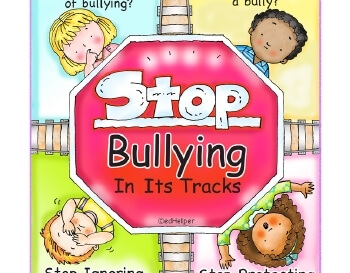 teach Stop Bullying In Its Tracks Poster