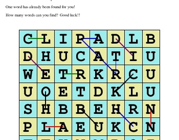 Spelling and Vocabulary: Make Words and Find Them teaching resource