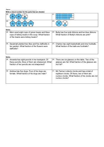 Fractions (Basics) | FreeEducationalResources.com