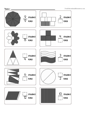 teach Learning about Fractions Worksheet #2