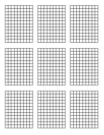 Standard Graph Paper - Nine Quadrants Per Page teaching resource